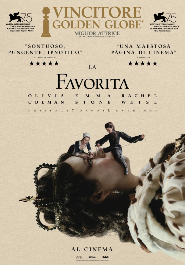 LaFavorita_PosterLancioPREMIeNOMINATION_1sht_70x100_ITA